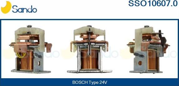 Sando SSO10607.0 - Магнитен превключвател, стартер vvparts.bg