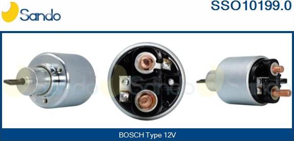 Sando SSO10199.0 - Магнитен превключвател, стартер vvparts.bg