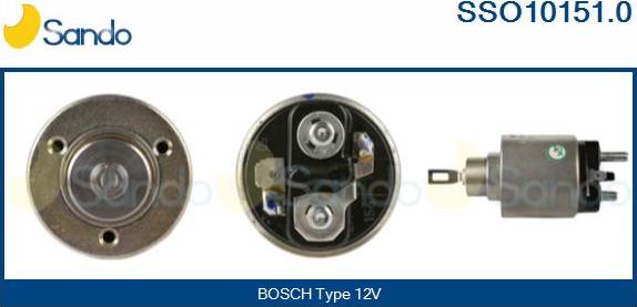 Sando SSO10151.0 - Магнитен превключвател, стартер vvparts.bg