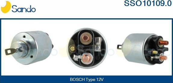 Sando SSO10109.0 - Магнитен превключвател, стартер vvparts.bg