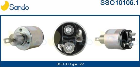 Sando SSO10106.1 - Магнитен превключвател, стартер vvparts.bg