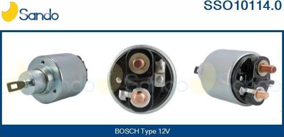 Sando SSO10114.0 - Магнитен превключвател, стартер vvparts.bg