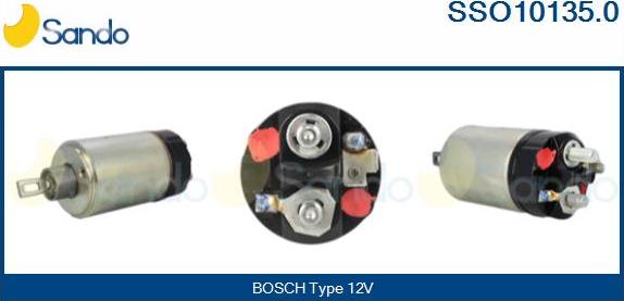 Sando SSO10135.0 - Магнитен превключвател, стартер vvparts.bg