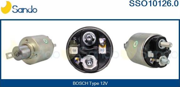 Sando SSO10126.0 - Магнитен превключвател, стартер vvparts.bg