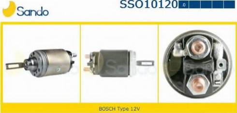Sando SSO10120.0 - Магнитен превключвател, стартер vvparts.bg