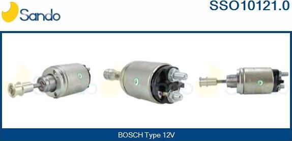 Sando SSO10121.0 - Магнитен превключвател, стартер vvparts.bg