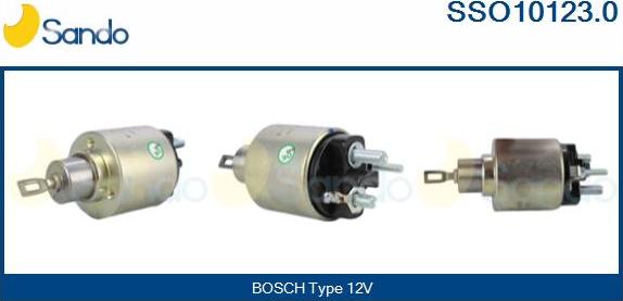 Sando SSO10123.0 - Магнитен превключвател, стартер vvparts.bg