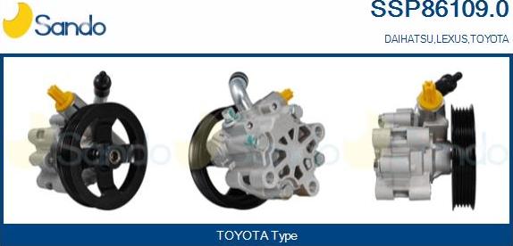 Sando SSP86109.0 - Хидравлична помпа, кормилно управление vvparts.bg