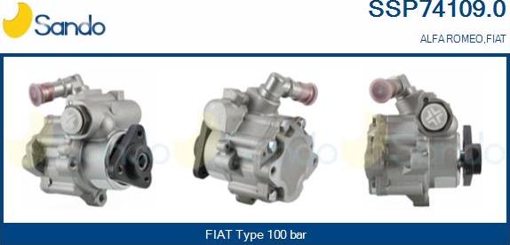 Sando SSP74109.0 - Хидравлична помпа, кормилно управление vvparts.bg