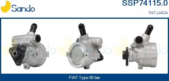 Sando SSP74115.0 - Хидравлична помпа, кормилно управление vvparts.bg