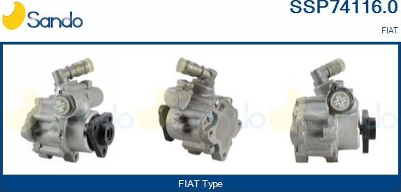 Sando SSP74116.0 - Хидравлична помпа, кормилно управление vvparts.bg