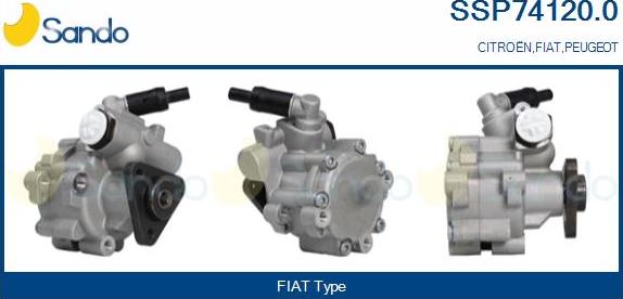Sando SSP74120.0 - Хидравлична помпа, кормилно управление vvparts.bg
