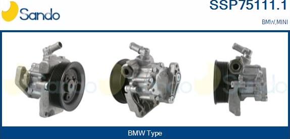 Sando SSP75111.1 - Хидравлична помпа, кормилно управление vvparts.bg