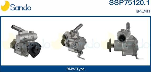 Sando SSP75120.1 - Хидравлична помпа, кормилно управление vvparts.bg