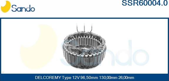 Sando SSR60004.0 - Статор, генератор vvparts.bg