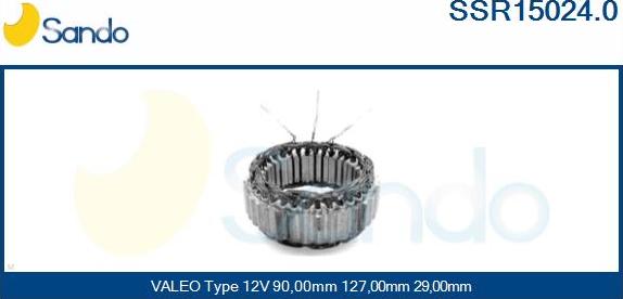 Sando SSR15024.0 - Статор, генератор vvparts.bg