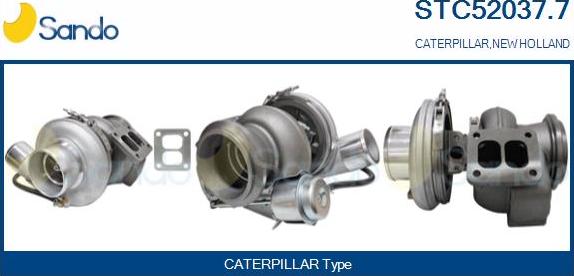 Sando STC52037.7 - Турбина, принудително пълнене с въздух vvparts.bg
