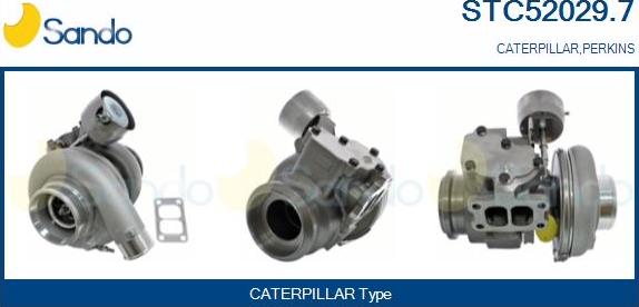 Sando STC52029.7 - Турбина, принудително пълнене с въздух vvparts.bg
