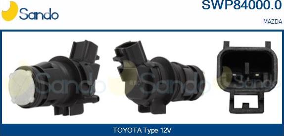 Sando SWP84000.0 - Водна помпа за миещо устр., почистване на стъклата vvparts.bg