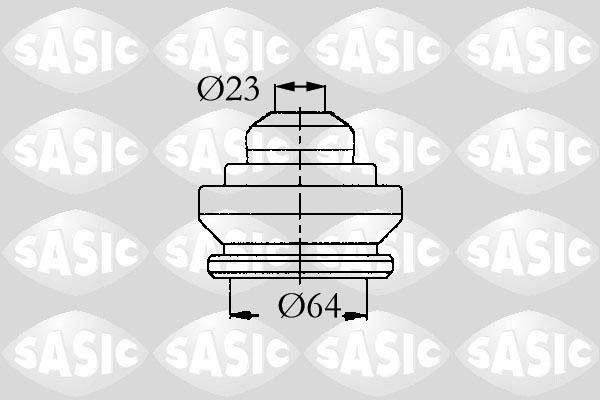 Sasic 9004625 - Маншон, полуоска vvparts.bg