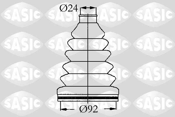 Sasic 9004725 - Маншон, полуоска vvparts.bg