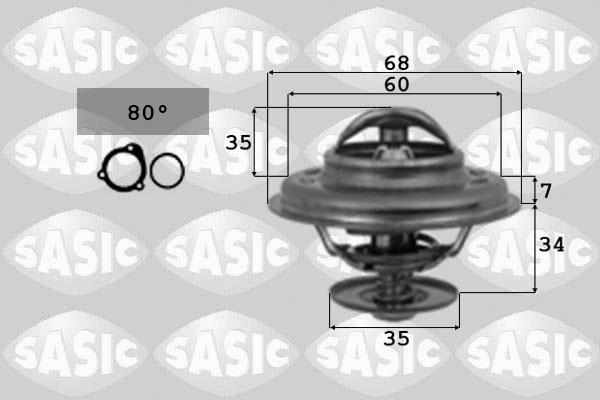 Sasic 9000067 - Термостат, охладителна течност vvparts.bg