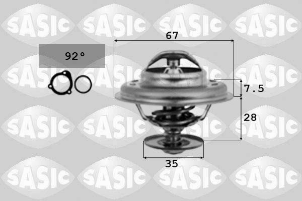 Sasic 9000016 - Термостат, охладителна течност vvparts.bg