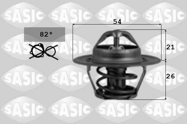 Sasic 9000037 - Термостат, охладителна течност vvparts.bg