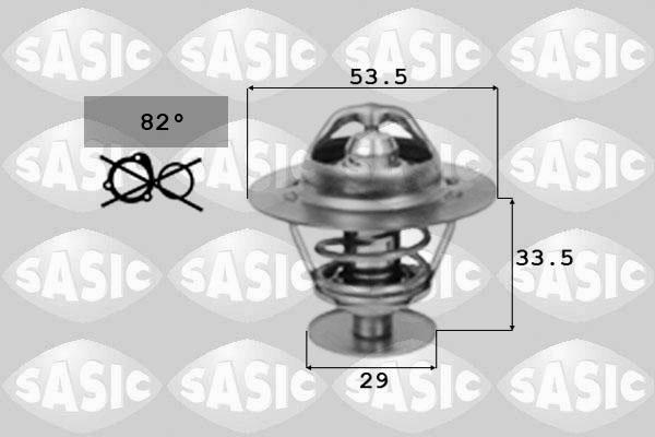 Sasic 9000072 - Термостат, охладителна течност vvparts.bg
