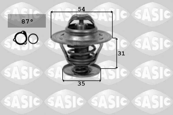 Sasic 9000161 - Термостат, охладителна течност vvparts.bg