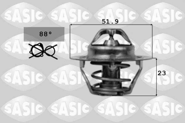 Sasic 9000168 - Термостат, охладителна течност vvparts.bg