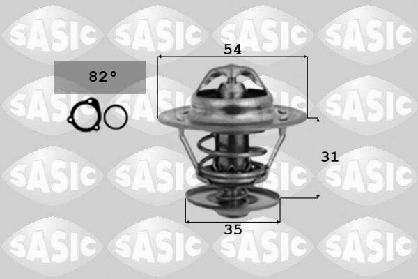 Sasic 9000163 - Термостат, охладителна течност vvparts.bg