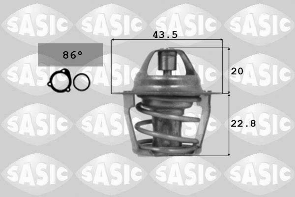 Sasic 9000106 - Термостат, охладителна течност vvparts.bg