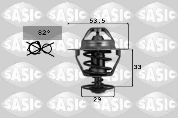 Sasic 9000107 - Термостат, охладителна течност vvparts.bg