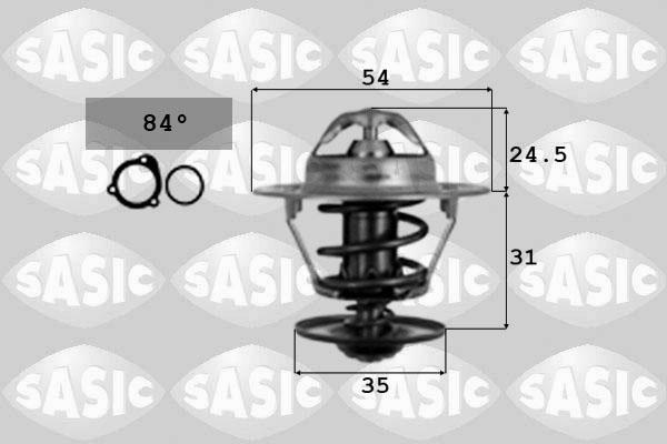 Sasic 9000393 - Термостат, охладителна течност vvparts.bg