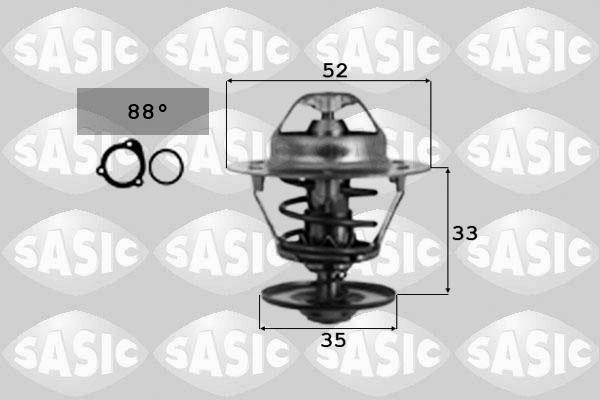 Sasic 9000347 - Термостат, охладителна течност vvparts.bg