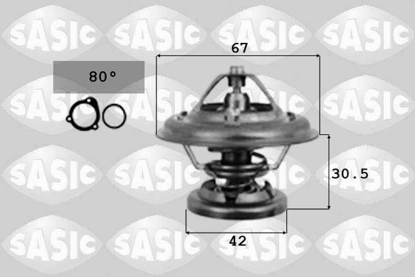 Sasic 9000369 - Термостат, охладителна течност vvparts.bg