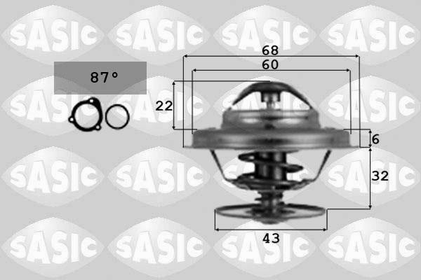Sasic 9000367 - Термостат, охладителна течност vvparts.bg