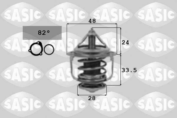 Sasic 9000317 - Термостат, охладителна течност vvparts.bg