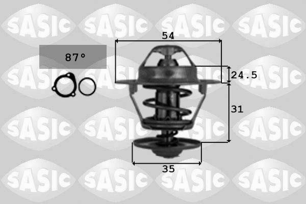 Sasic 9000334 - Термостат, охладителна течност vvparts.bg