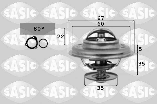 Sasic 9000337 - Термостат, охладителна течност vvparts.bg