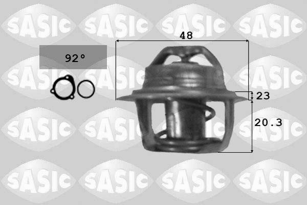 Sasic 9000295 - Термостат, охладителна течност vvparts.bg