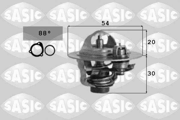 Sasic 9000298 - Термостат, охладителна течност vvparts.bg