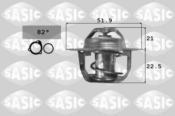 Sasic 9000236 - Термостат, охладителна течност vvparts.bg