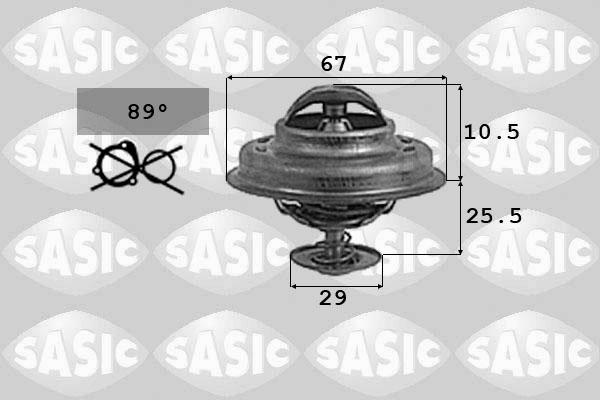 Sasic 9000741 - Термостат, охладителна течност vvparts.bg