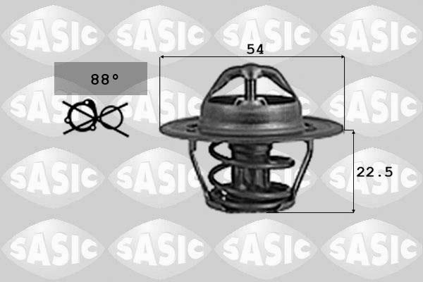 Sasic 9000742 - Термостат, охладителна течност vvparts.bg