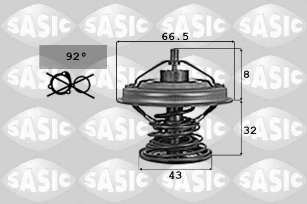 Sasic 9000701 - Термостат, охладителна течност vvparts.bg