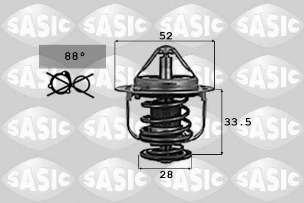 Sasic 9000715 - Термостат, охладителна течност vvparts.bg