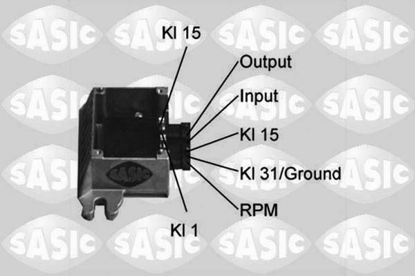Sasic 9244001 - Управляващ блок, запалителна система vvparts.bg