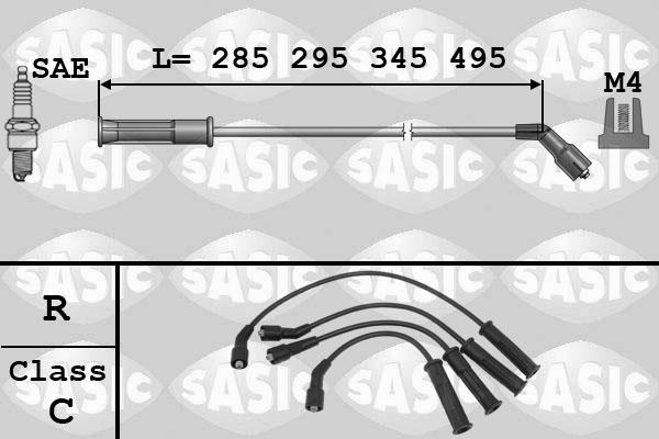 Sasic 9284006 - Комплект запалителеи кабели vvparts.bg